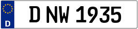 Truck License Plate